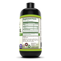 Pure Naturals Black Seed Oil pour reveals rich golden oil texture.
