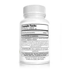 Pure Nootropics DHM bottle cap close-up shows dosage and quality.