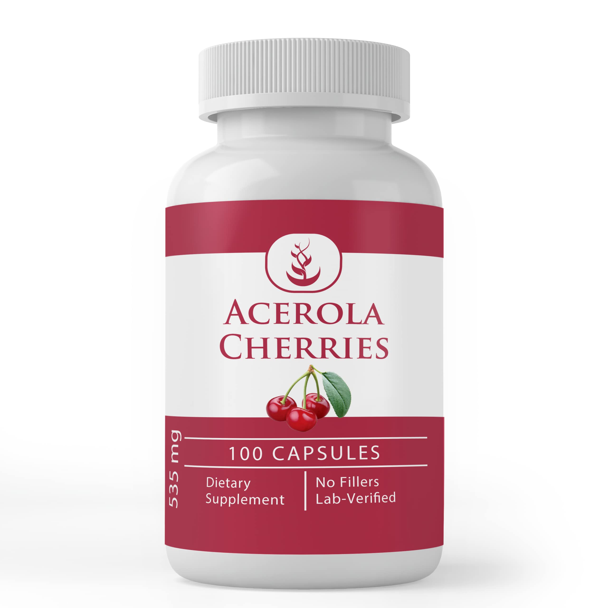 Pure Original Ingredients Acerola Cherry capsules bottle front for natural vitamin C support.