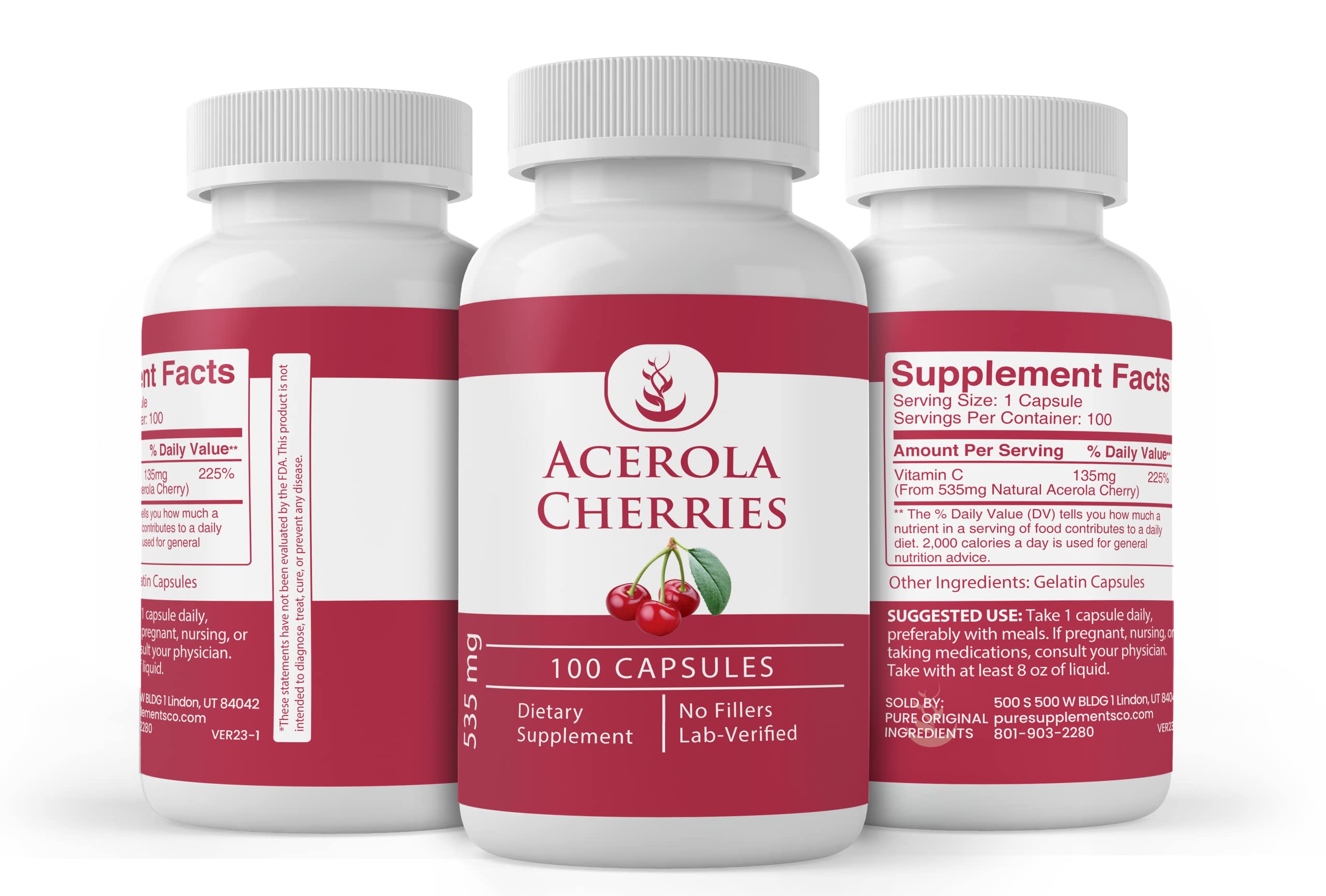 Product packaging box and bottle arrangement for everyday health routines.