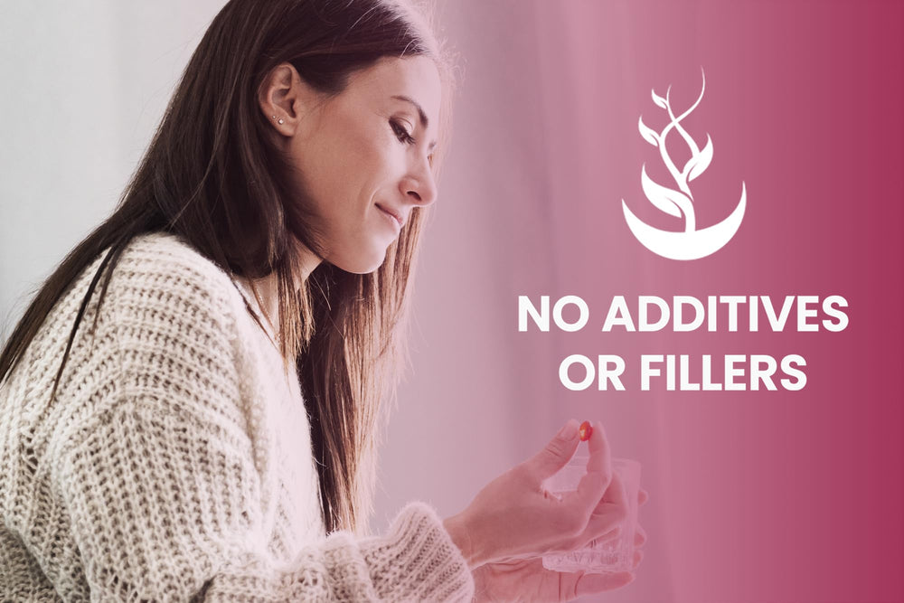 Pure Original Calcium Citrate ingredients list visible, emphasizing transparency