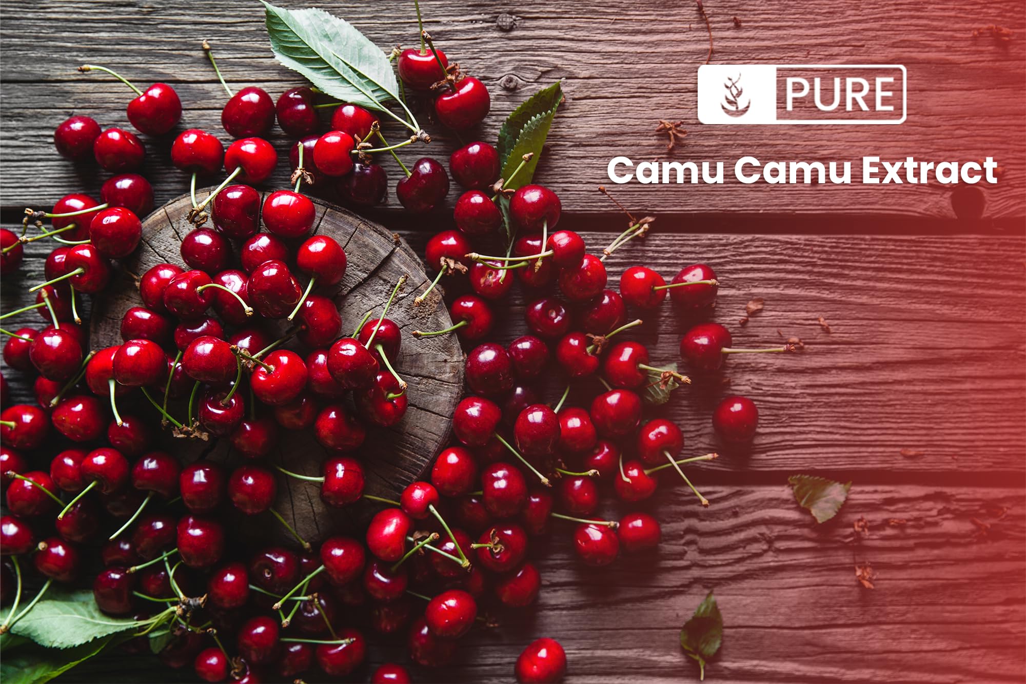Pure Original Ingredients Camu Camu powder with scoop, easy daily vitamin C addition.
