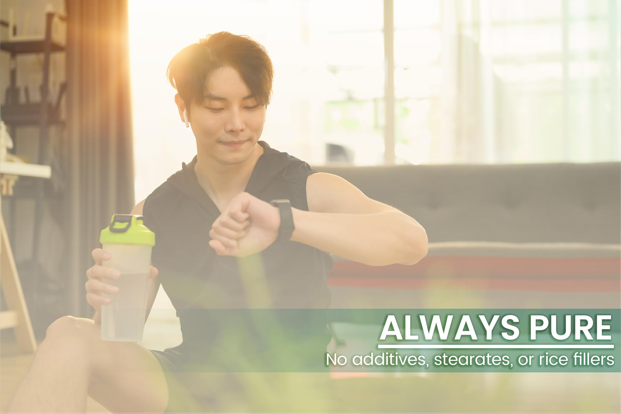 Pure Original Ingredients Horse Chestnut capsules shown as natural aescin source.