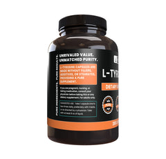 Pure Original Ingredients L-Tyrosine packaging shows no fillers
