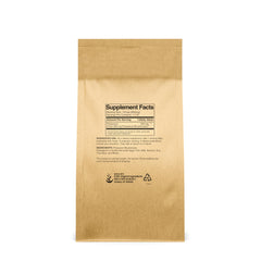 Pure Original Ingredients potassium bicarbonate powder label close-up shows additive-free electrolyte source.