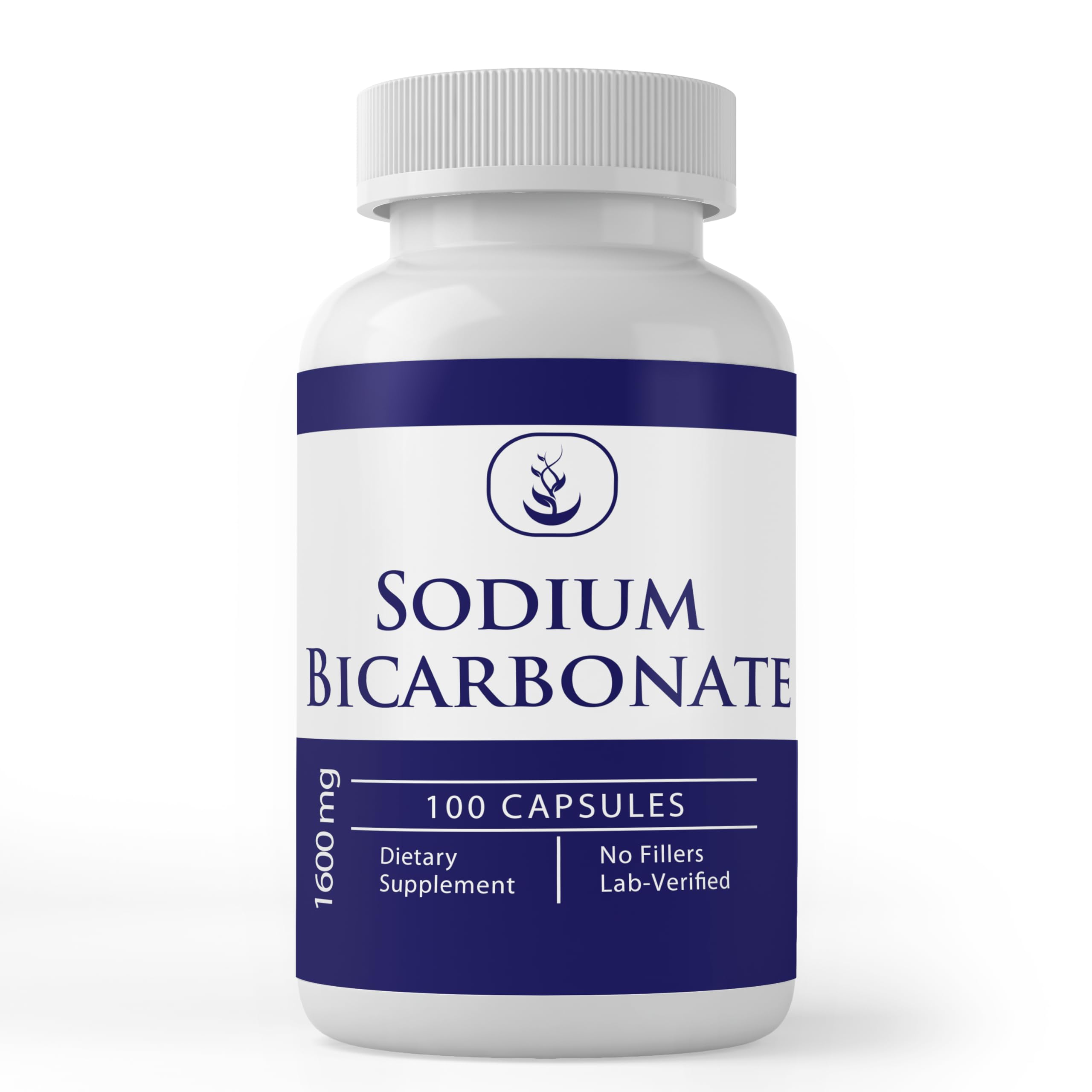 Pure Original Ingredients sodium bicarbonate capsules bottle, pure and additive-free for daily use.