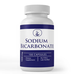 Pure Original Ingredients sodium bicarbonate capsules bottle, pure and additive-free for daily use.