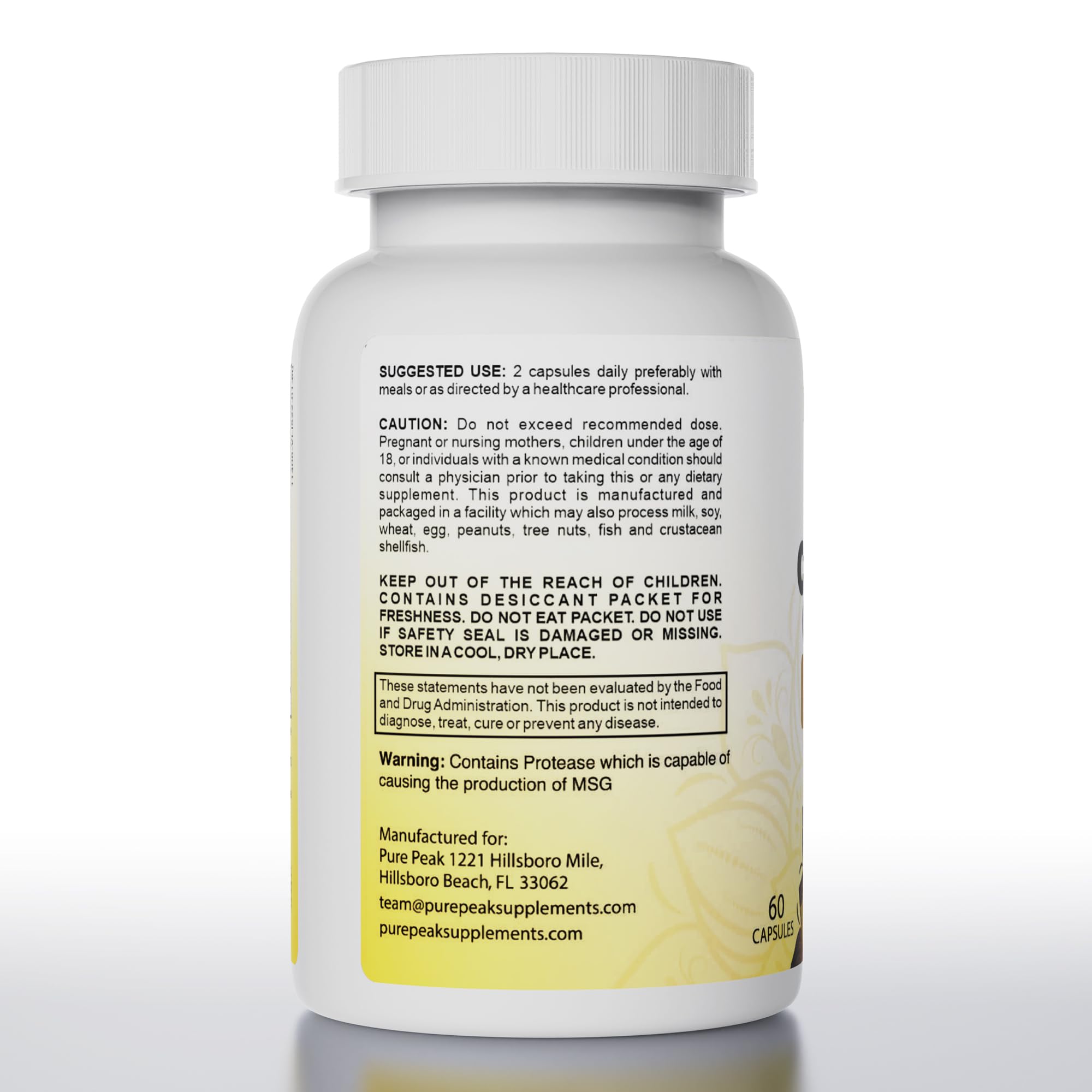 Pure Peak Candida Cleanse ingredients scene featuring oregano, wormwood and more.