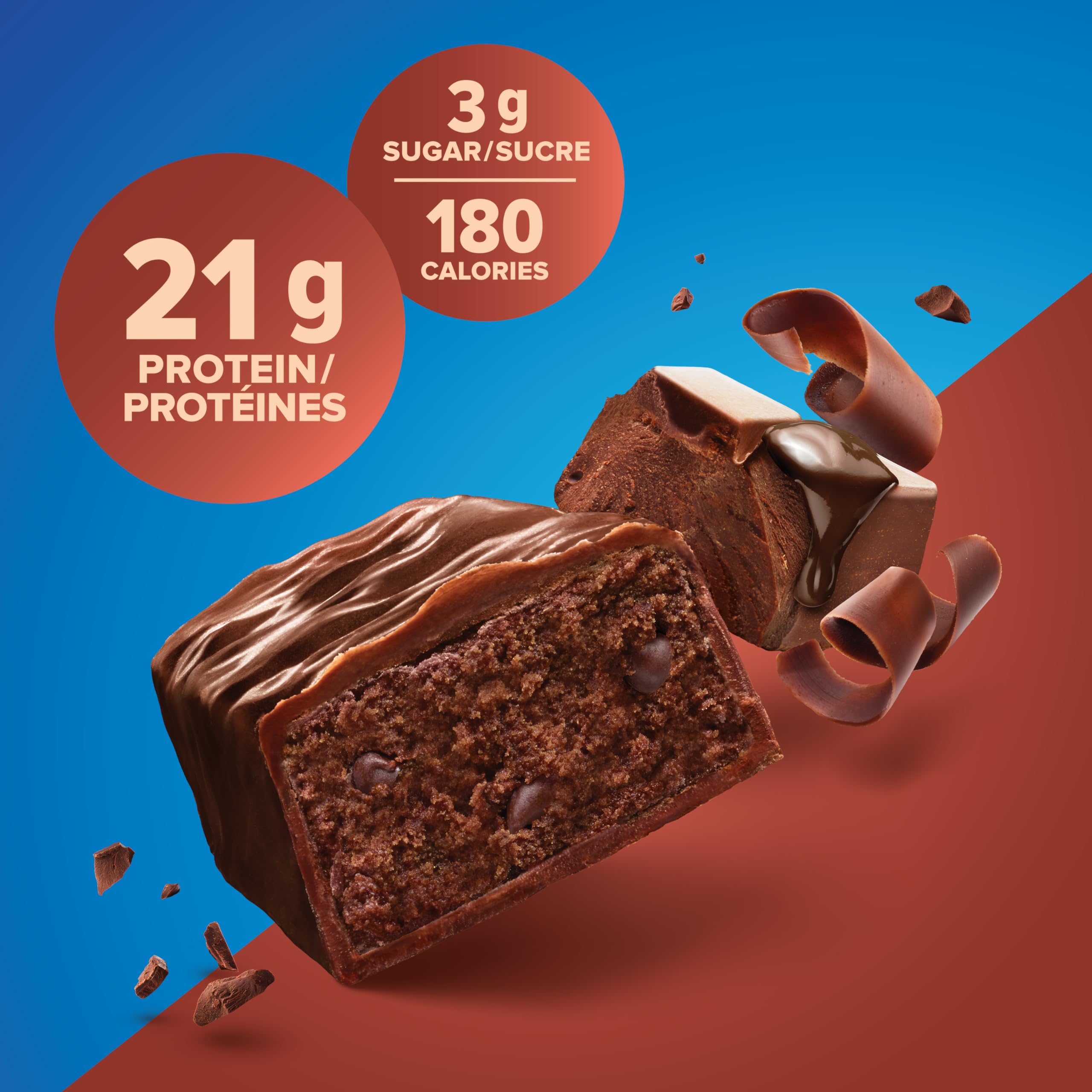 Pure Protein bar on workout bag for quick protein on the go