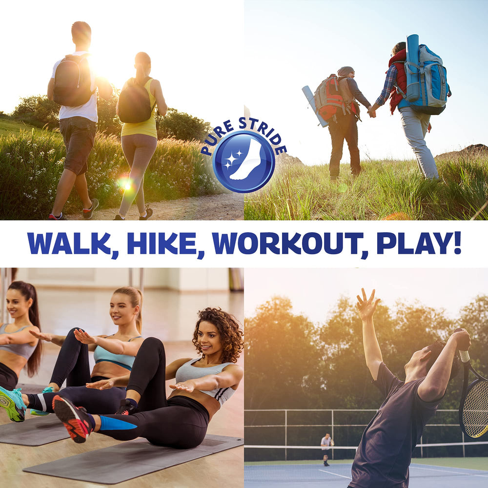 Pure Stride orthotics easy to clean with warm soap and water.