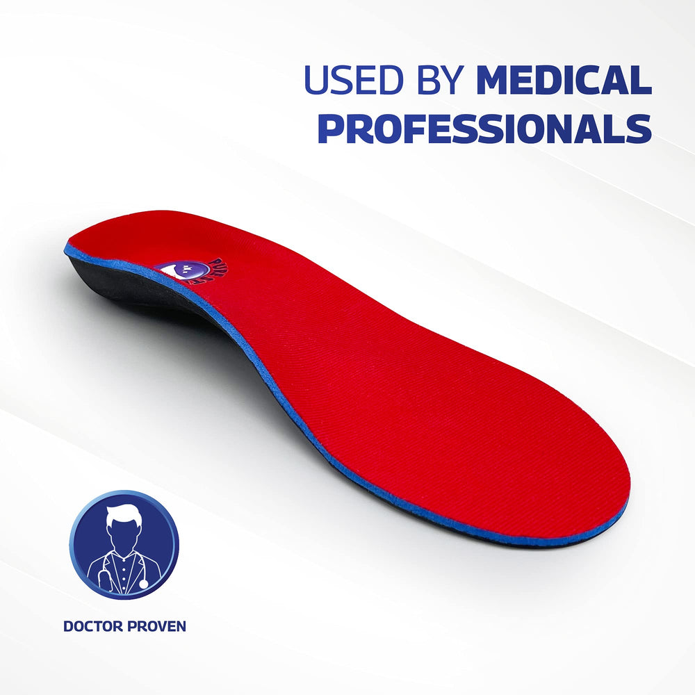 Pure Stride orthotics how-to-use with red side up placement