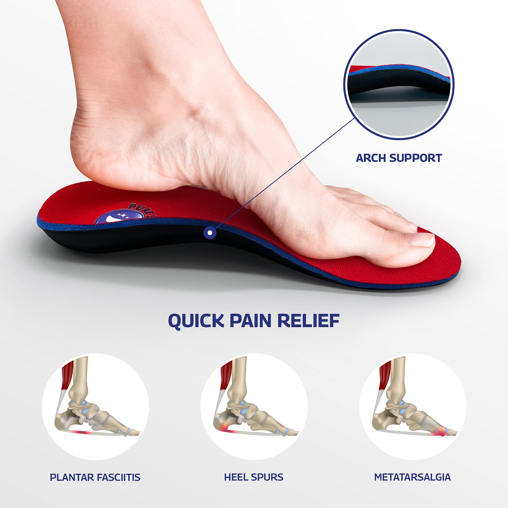 Pure Stride outer shell close-up highlights durable polypropylene construction