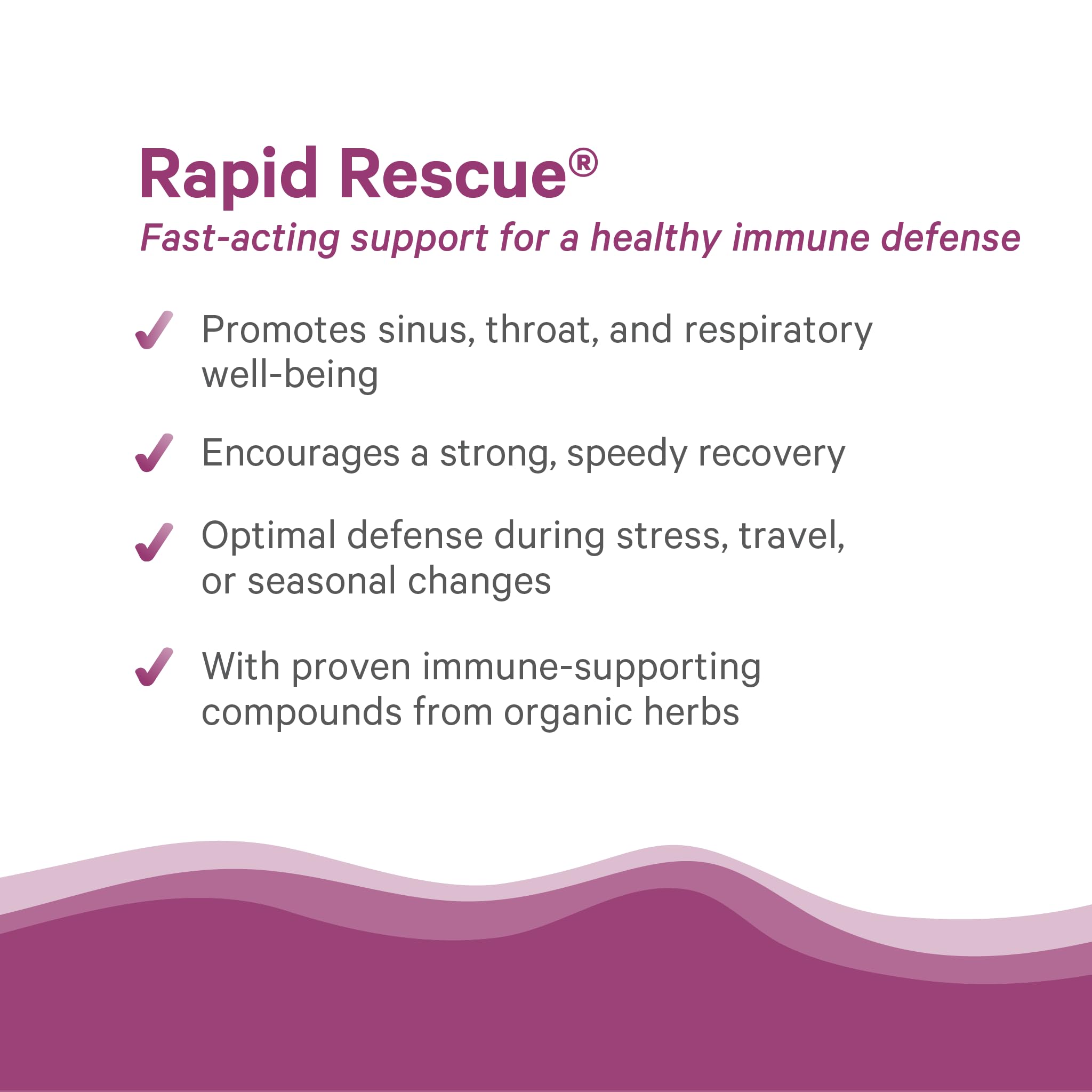 PURE SYNERGY Rapid Rescue packaging on kitchen counter for daily routine.