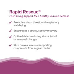 PURE SYNERGY Rapid Rescue packaging on kitchen counter for daily routine.