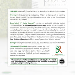 Activated Broccoraphanin label detail from Pure Therapro Rx
