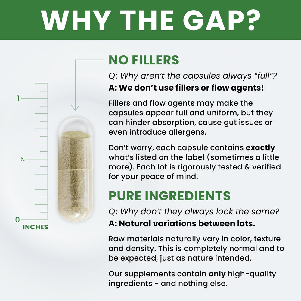 Bottle label detail from Pure Therapro Rx showing formulation specs
