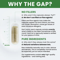 Bottle label detail from Pure Therapro Rx showing formulation specs