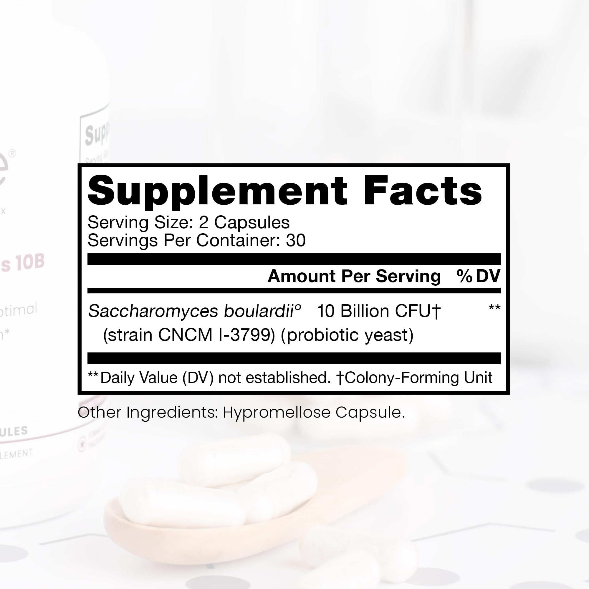 Pure TheraPro Rx capsules close-up show high-potency probiotic for daily use.