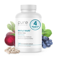 Pure Therapro Rx Methyl Multi bottle cap for easy daily use