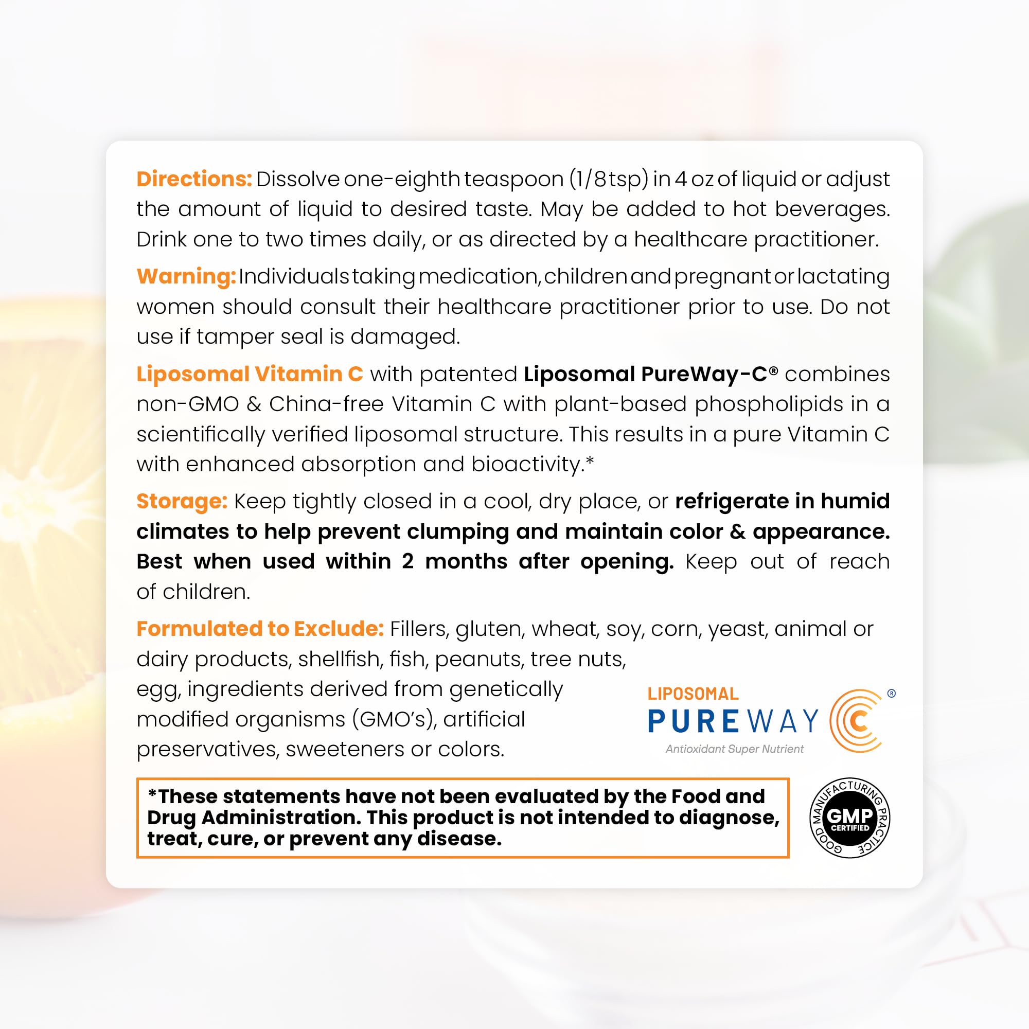 Pure Therapro Rx USA-made label highlights quality and non-GMO ingredients.