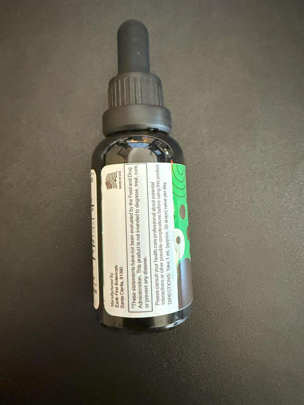 Pure Wellness vegan gluten free hemp oil with clear ingredients panel