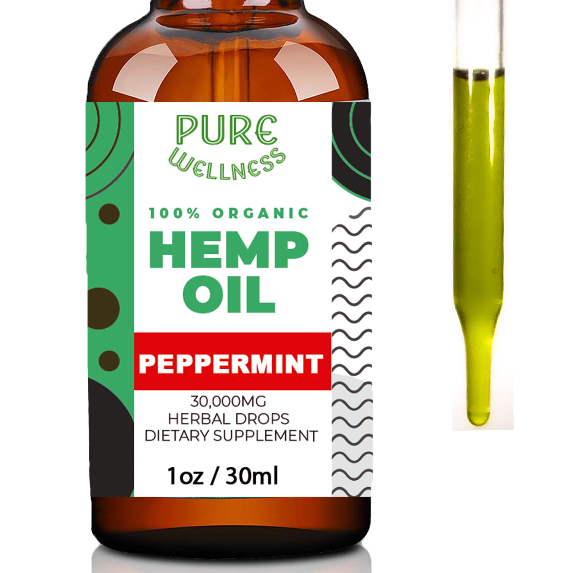 Pure Wellness night routine with hemp seed oil for relaxation