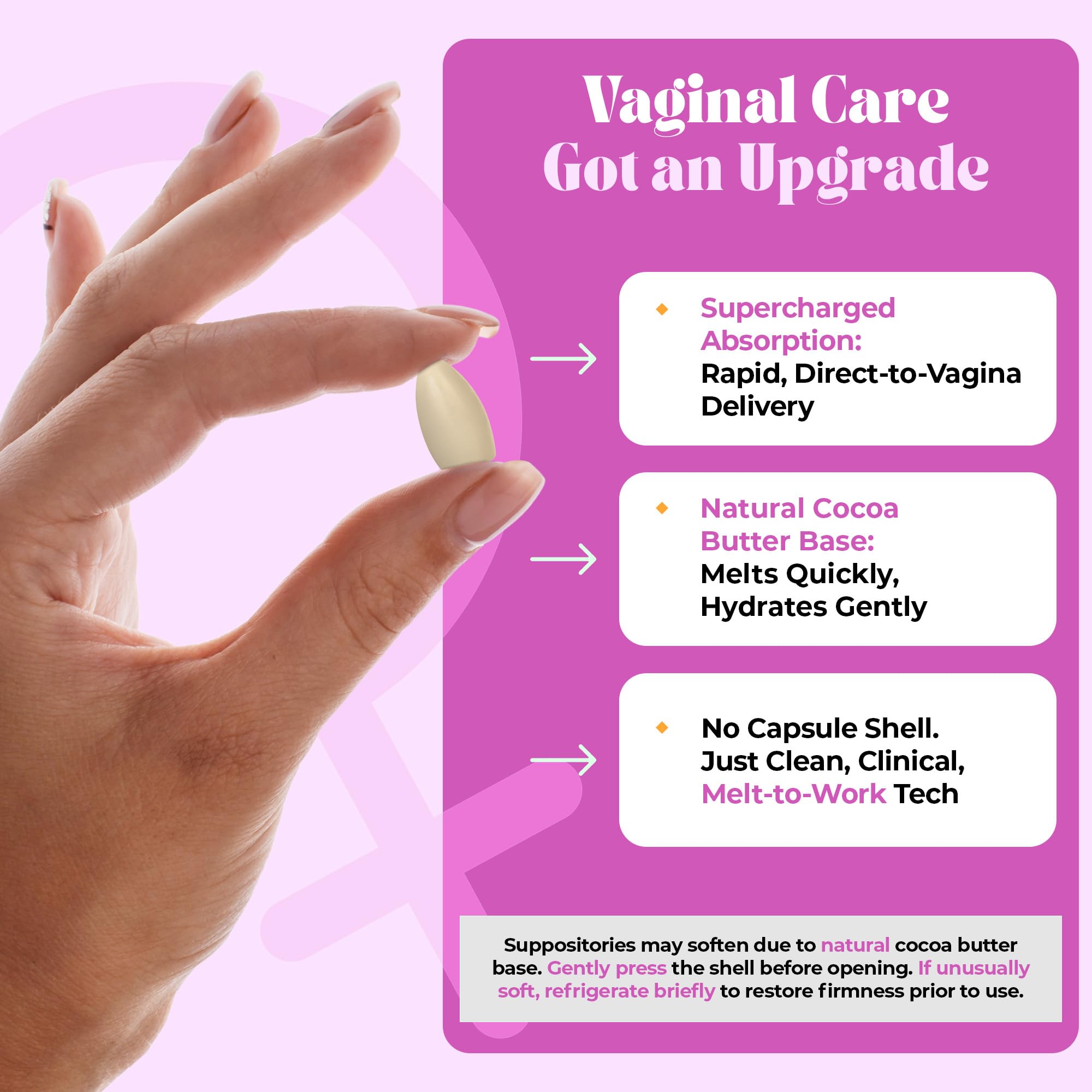 Pure Woman Pause-Me-Not ideal for nightly use against discomfort.