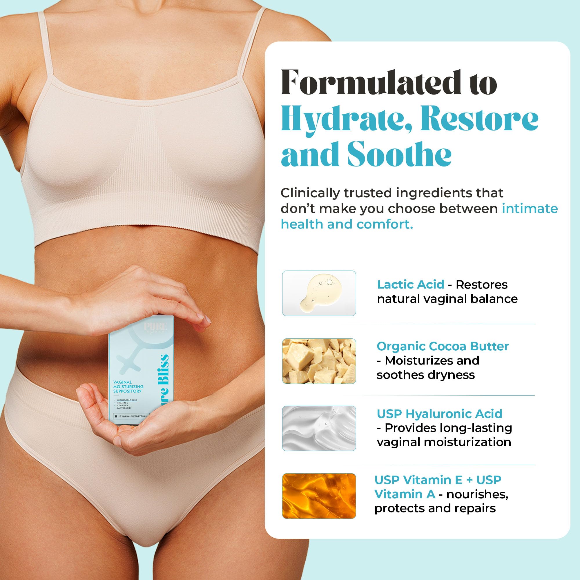 Pure Woman Refrigeration scene to maintain firmness
