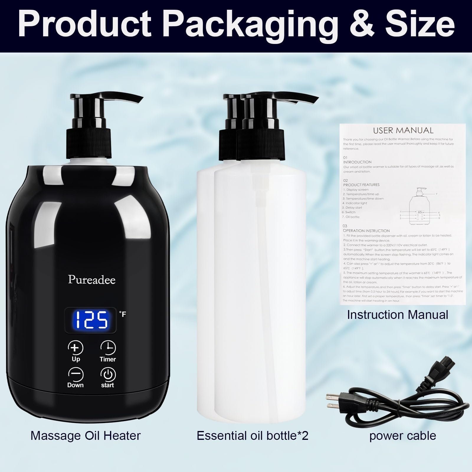Pureadee massage oil warmer gift-ready packaging ideal for gifting