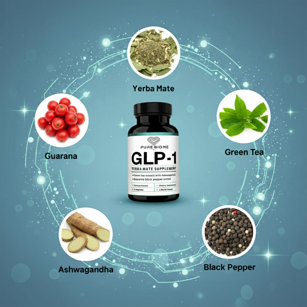 Pure Biome Green Tea polyphenols highlight antioxidant support