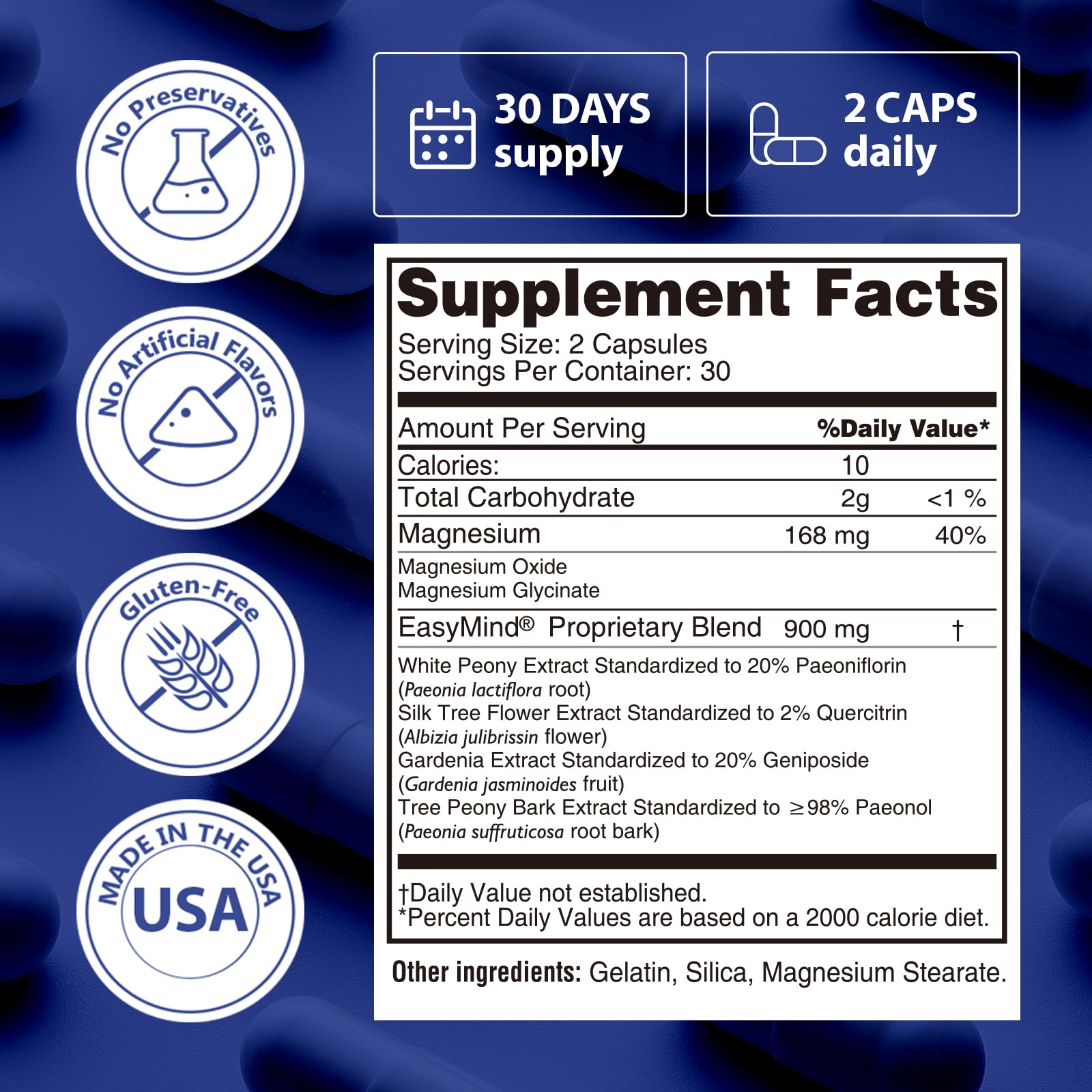 PureBotan Made in USA seal with third-party testing for quality and safety