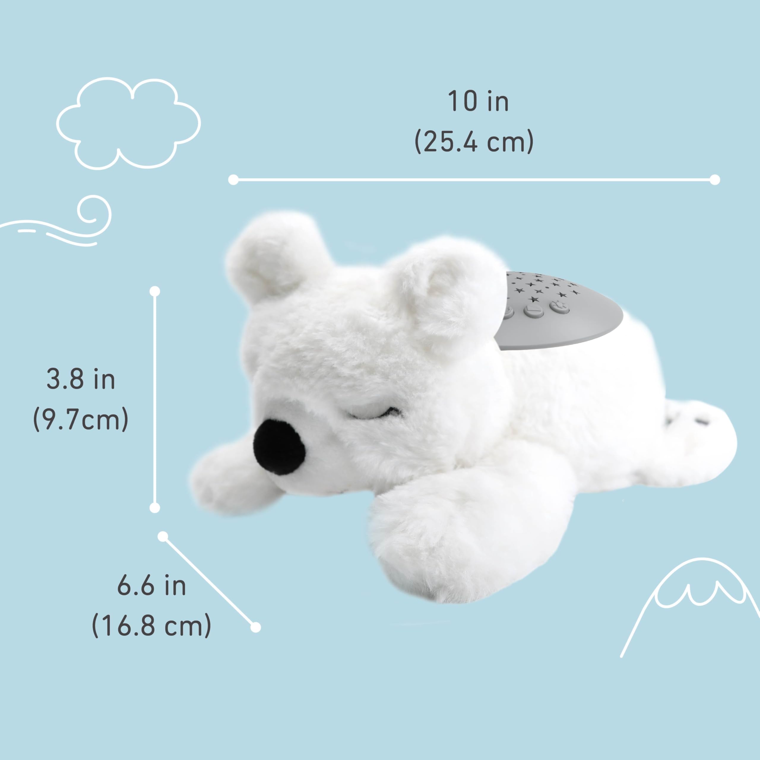 PureEnrichment PureBaby 30-minute auto-off timer helps conserve battery life.