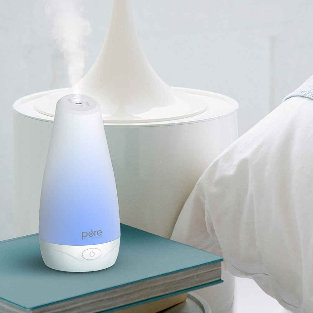 Pure Enrichment PureSpa with 100ml tank delivering long-lasting fragrance in living spaces.