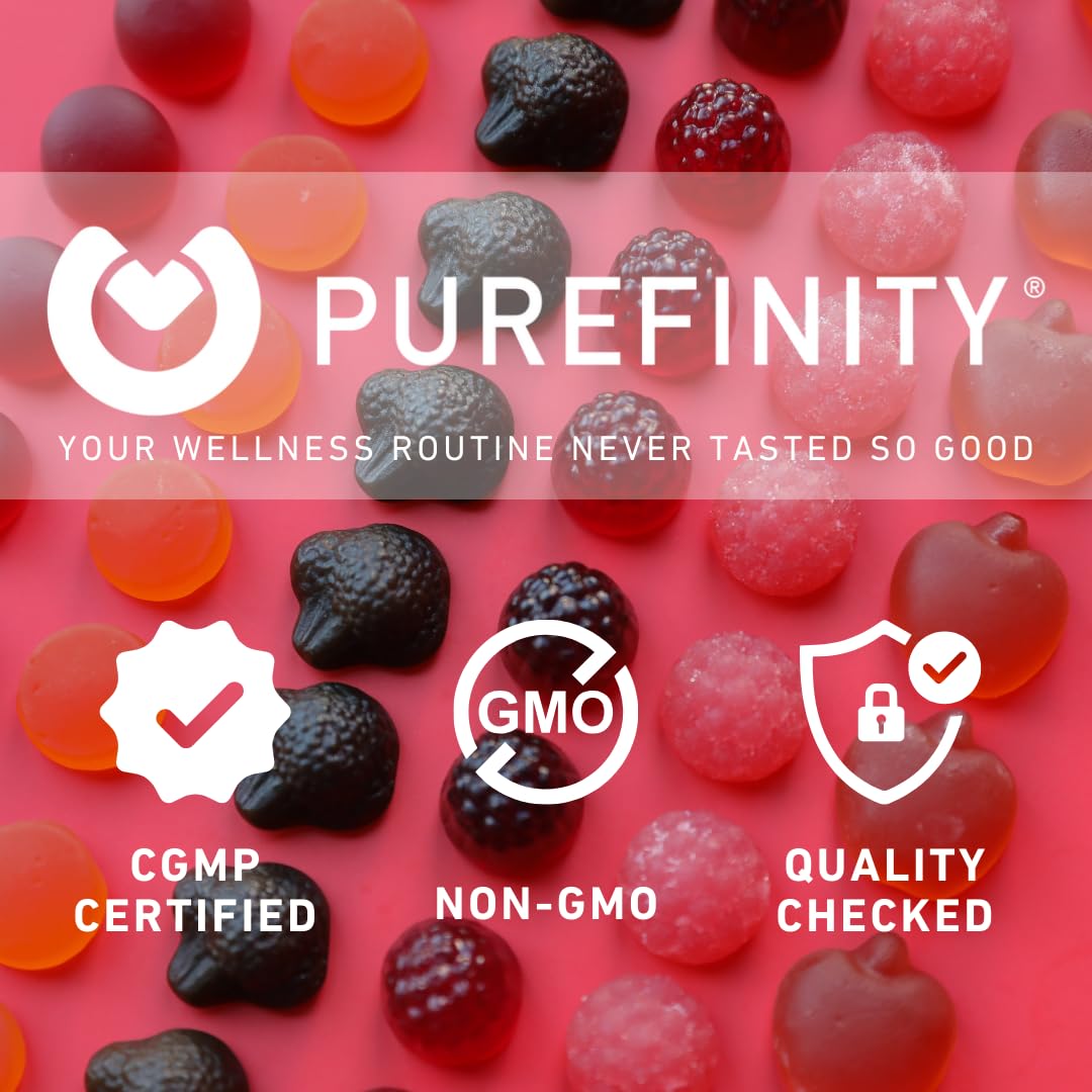 PUREFINITY third-party tested seal signals quality and independent verification.