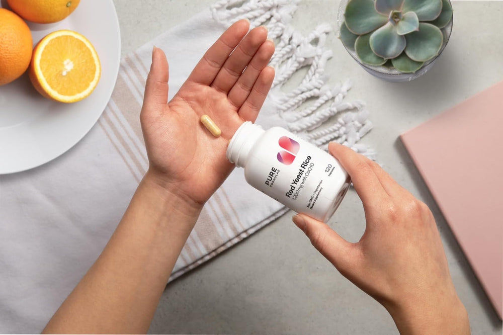 Capsules arranged for a simple daily routine.