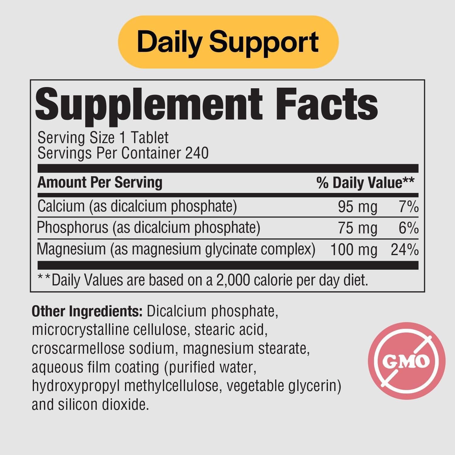 PureFormulas day-relief tablet for daytime muscle comfort and focus