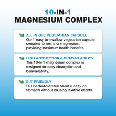 Puregen Labs magnesium bottle pour visually communicates easy dosing.