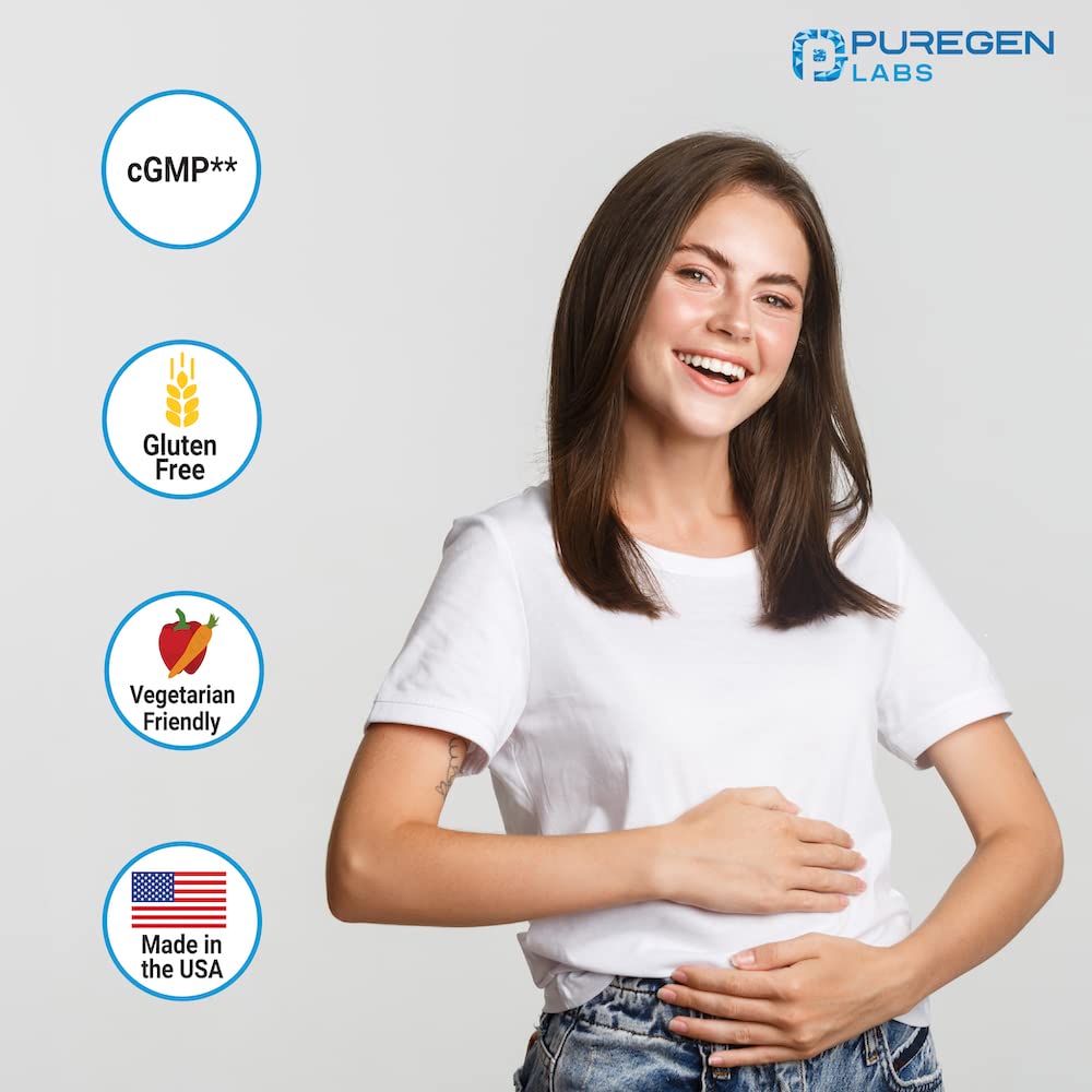 Puregen Labs Dairy Relief USA-made packaging and branding.