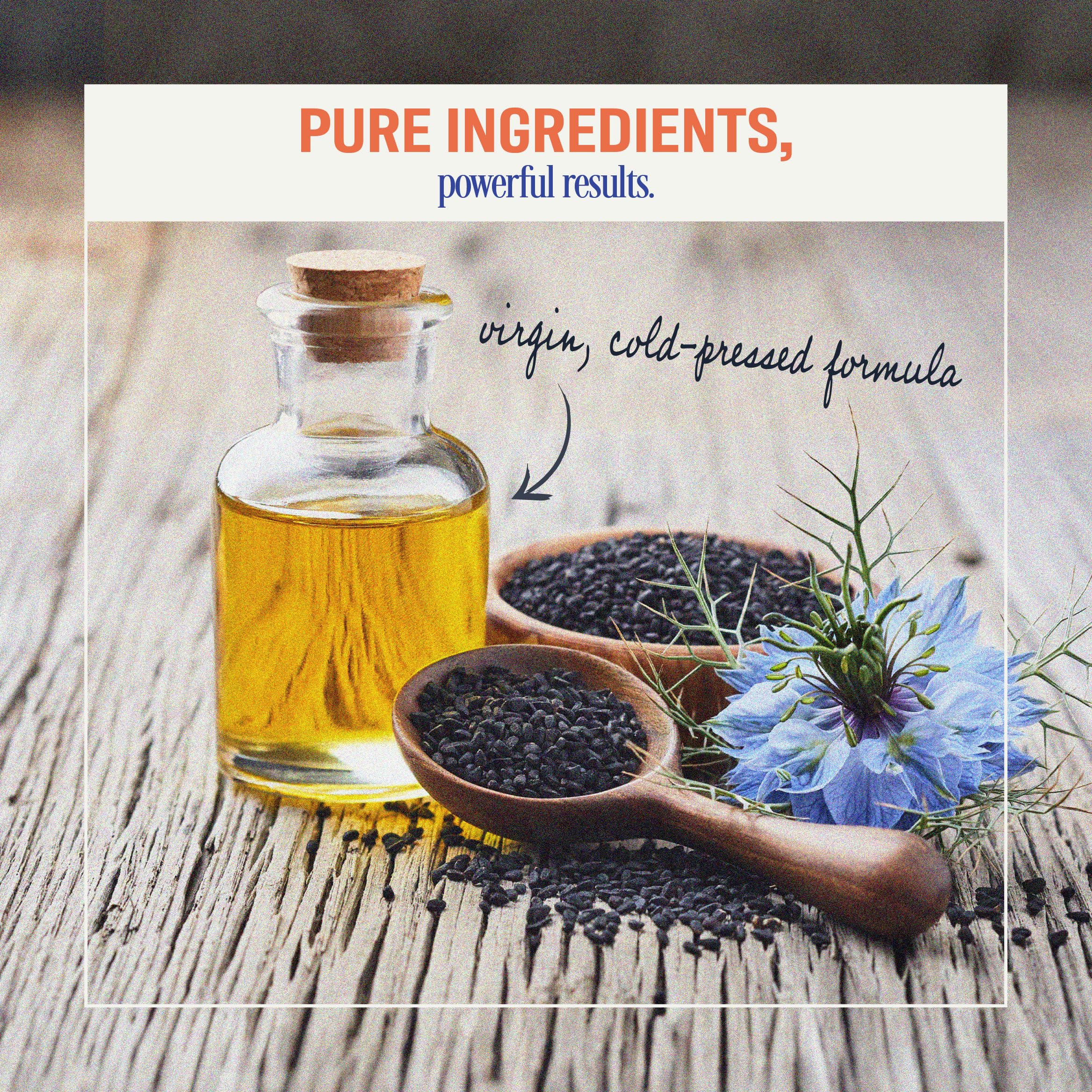 PureGood Black Seed Oil for skin care—easy topical use.