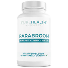 PureHealth Research Parabroom bottle front for daily digestive support