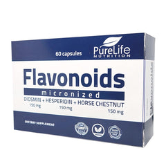 PureLife Flavonoids 60days pack box visuals for circulation support