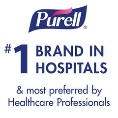 Purell Advanced primer plano de etiqueta, hipoalergénico y dermatológicamente probado