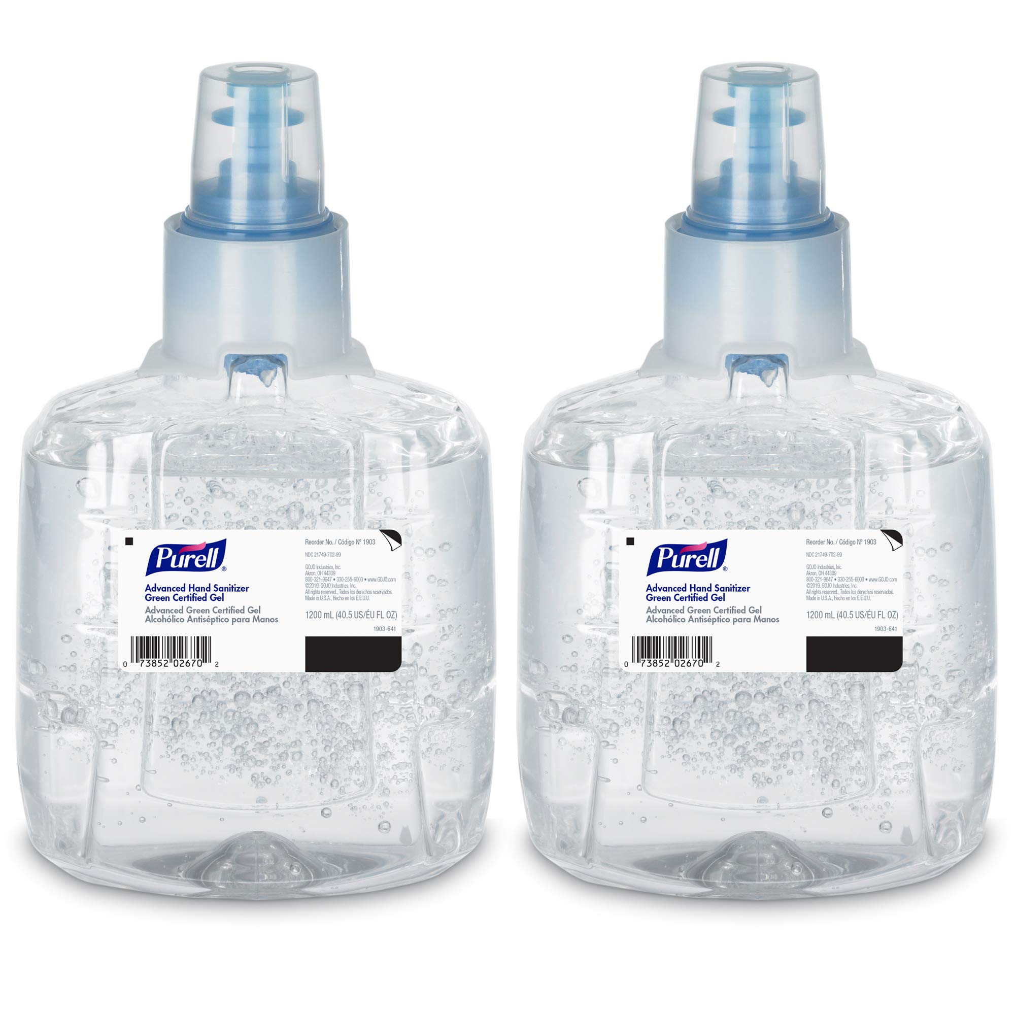 Purell Advanced Green Certified 1200 mL refill pack for high-traffic areas