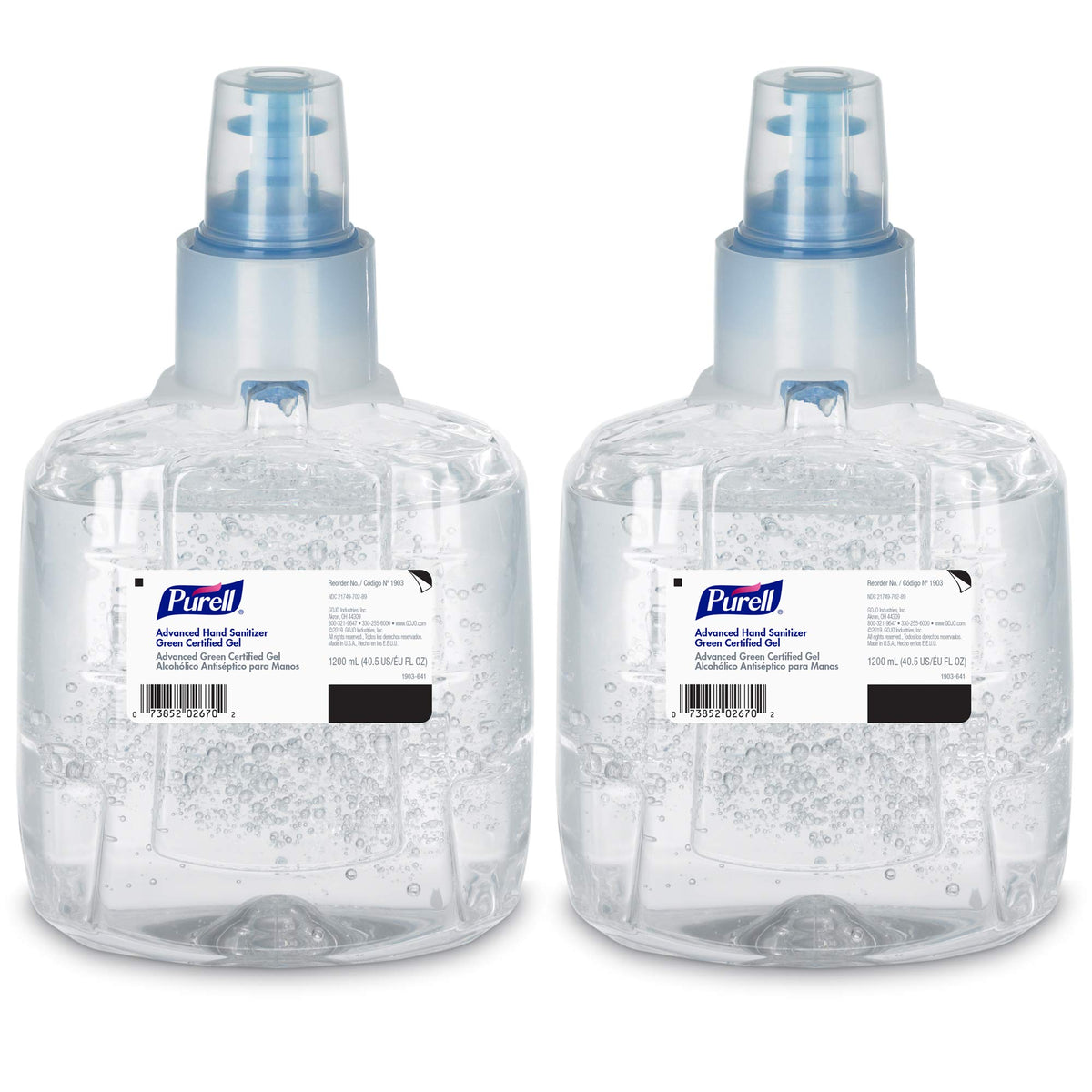 Purell Advanced Green Certified 1200 mL refill pack for high-traffic areas
