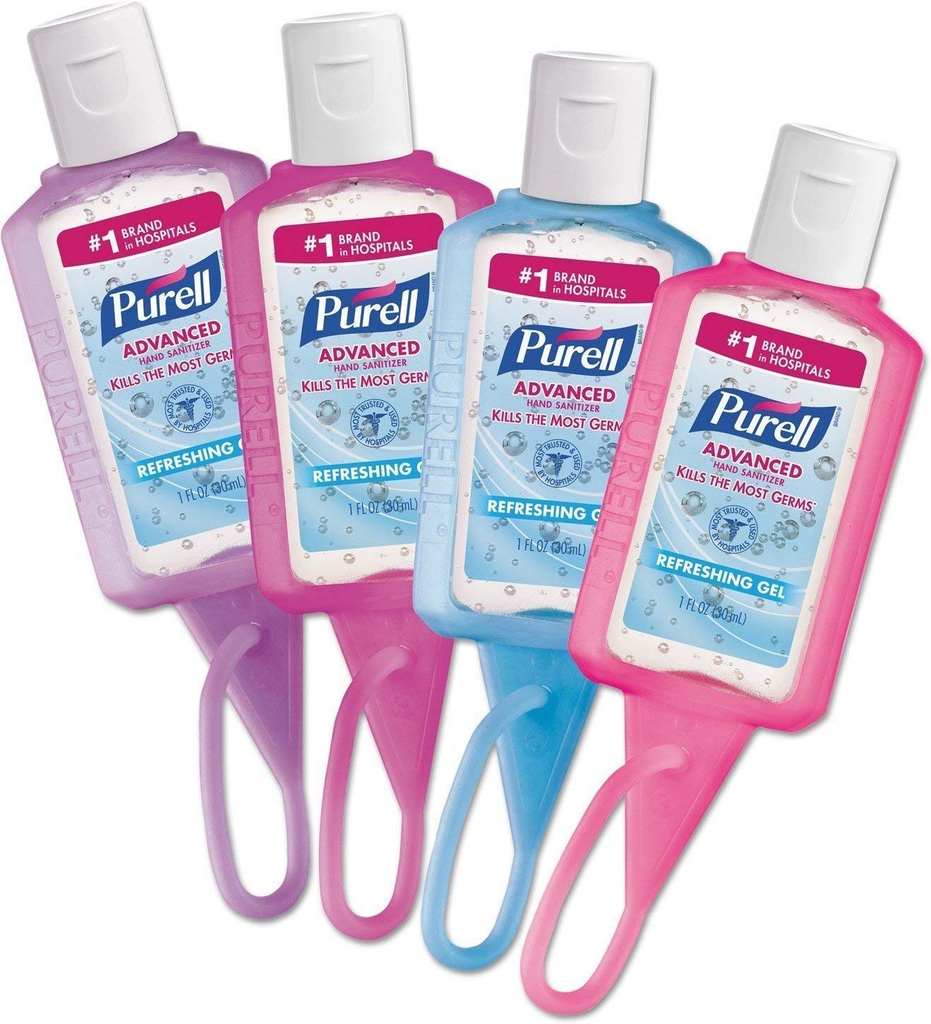 Purell Advanced Hand Sanitizer Jelly Wrap 1oz pack of 4, convenient protection for clean hands on the go.