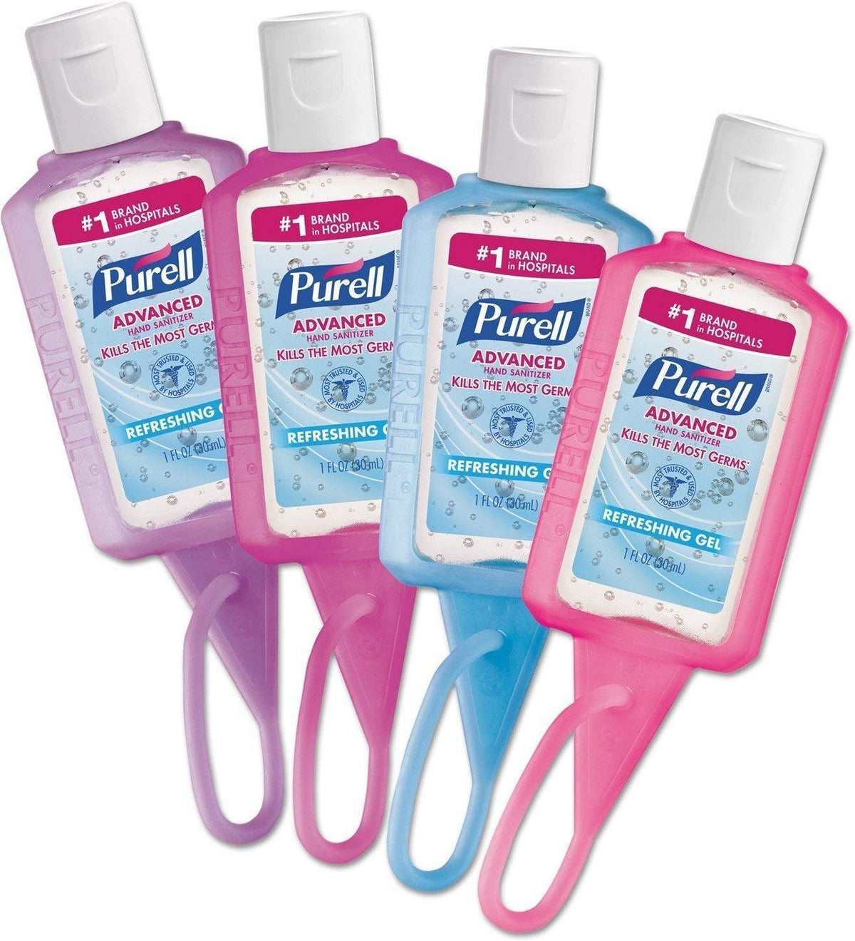 Purell Advanced Hand Sanitizer Jelly Wrap 1oz pack of 4, convenient protection for clean hands on the go.