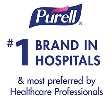 Purell Advanced Hand Sanitizer packaging in office setting for on-the-go cleaning.