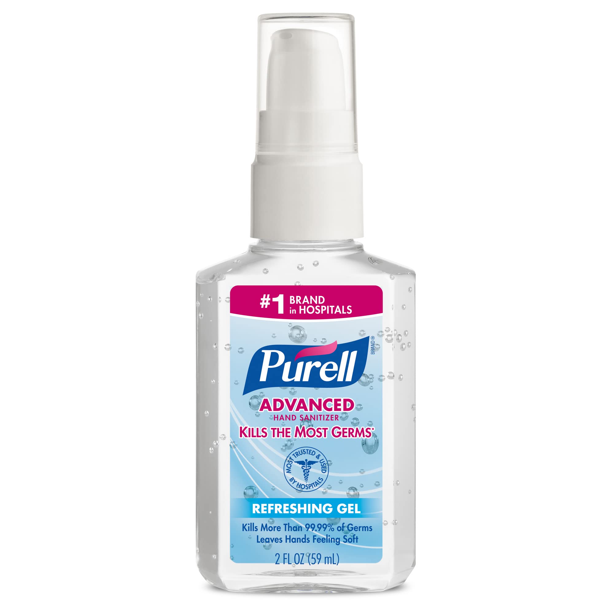 PURELL Case of 24 travel-size bottles for teams and offices.