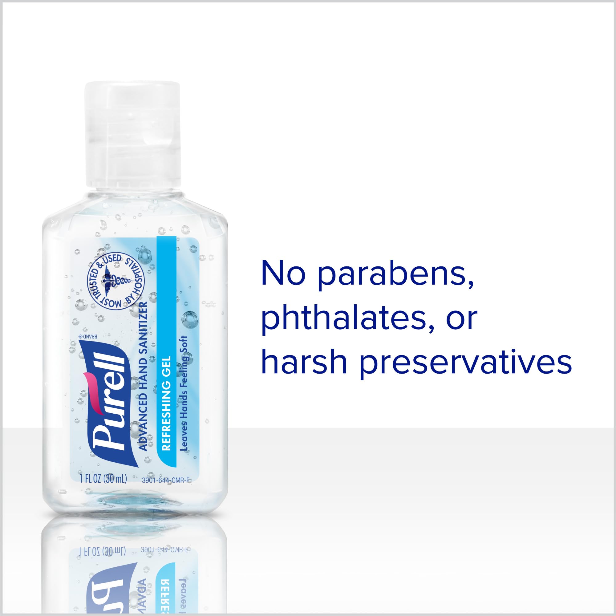 Close-up of soft skin after using Purell Advanced Hand Sanitizer Refreshing Gel