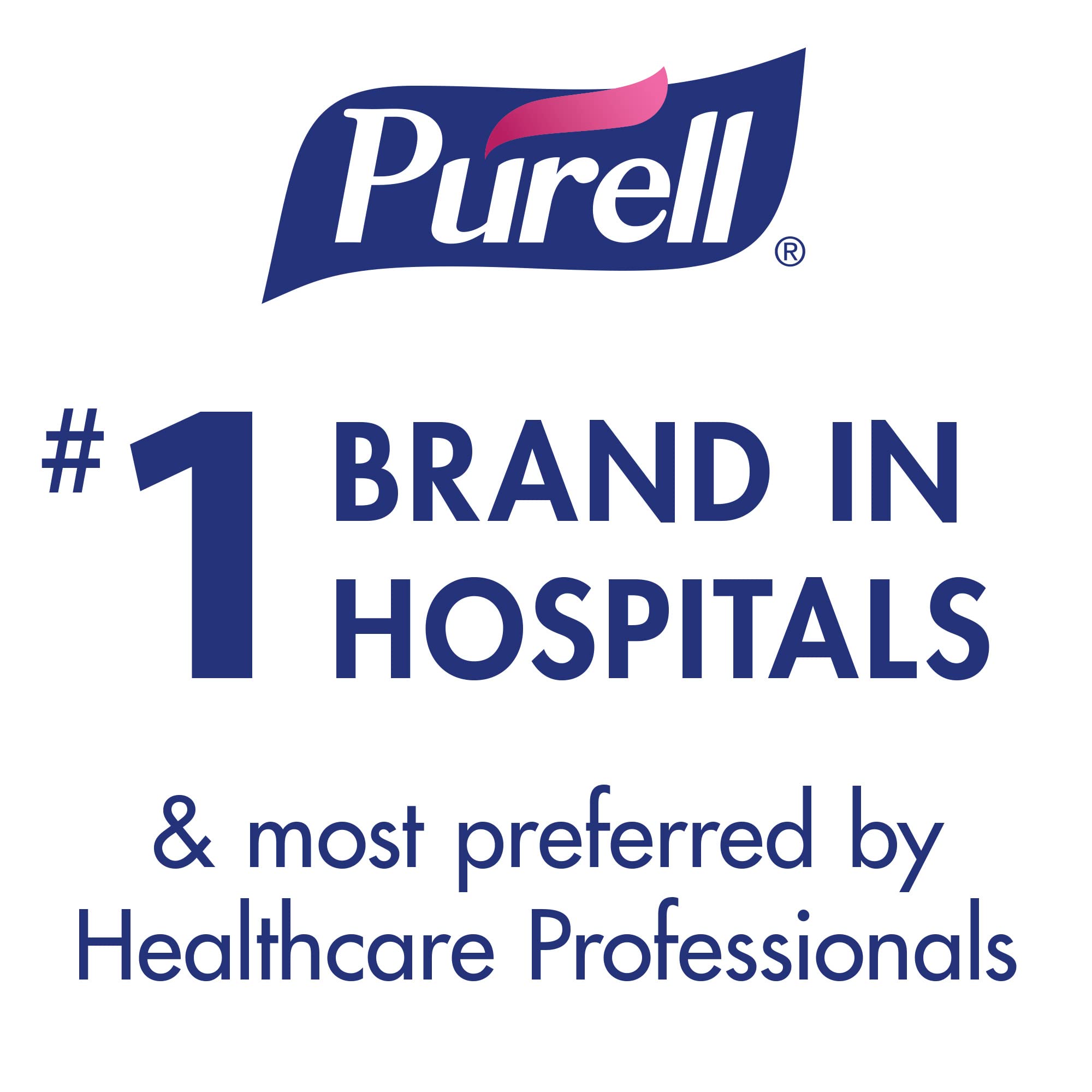 Purell Advanced Hand Sanitizer with four skin-conditioning agents for comfortable skin.